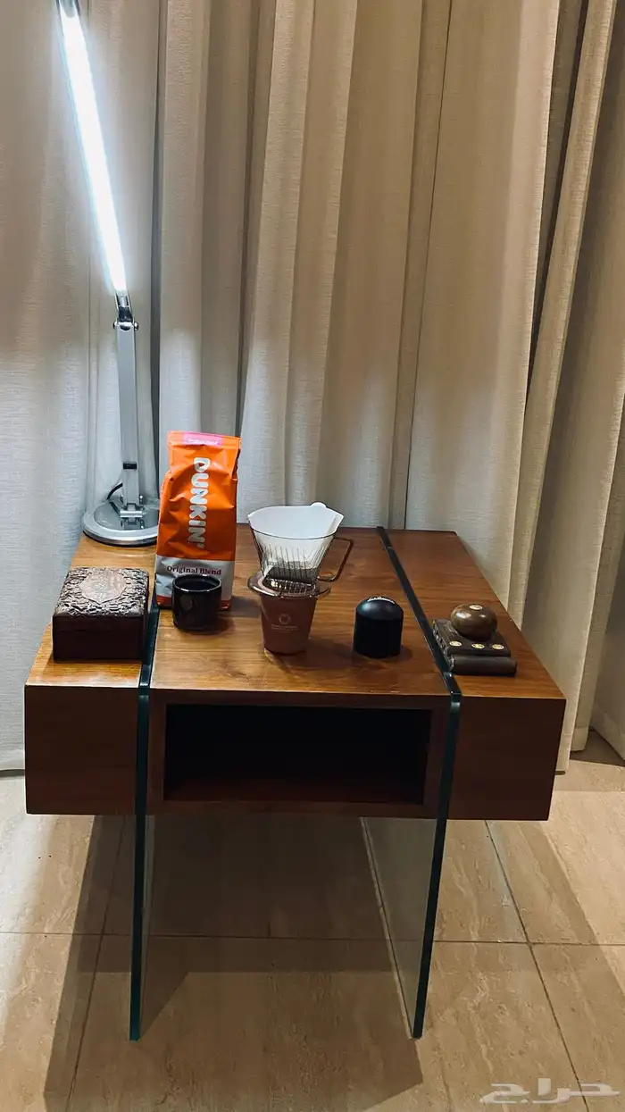 طاولة كلاسك لتحضير قهوة 0