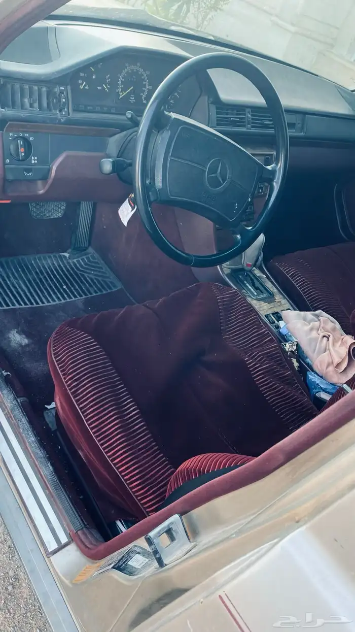 مرسيدس حجم300-5سلندر-تيربو ديزل موديل1991 18