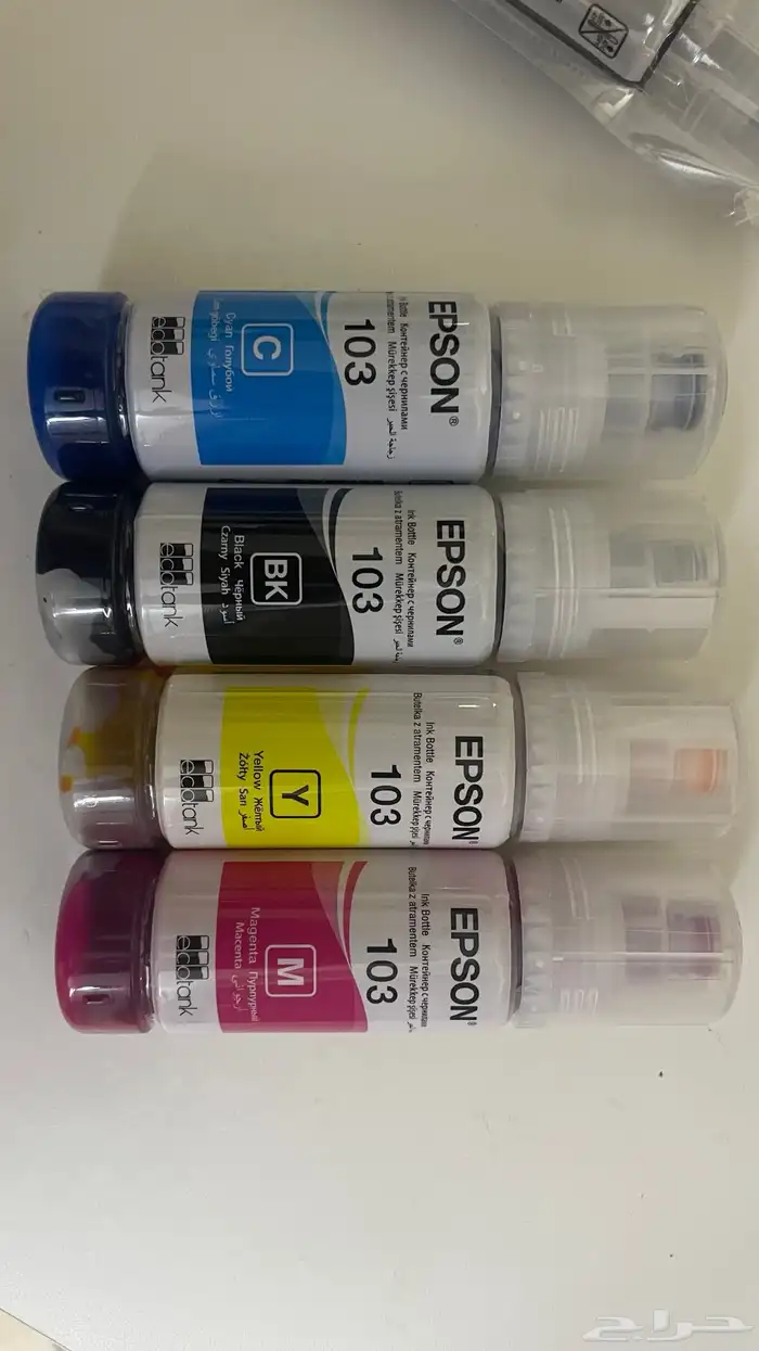 احبار طابعه ايبسون اصليه 5 عبوات (جديدة ومستخدمه ) 0