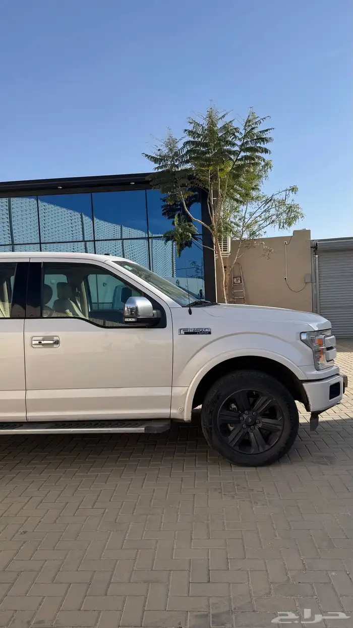 فورد f150 موديل 2019 فل كامل لاريت اللون أبيض 4