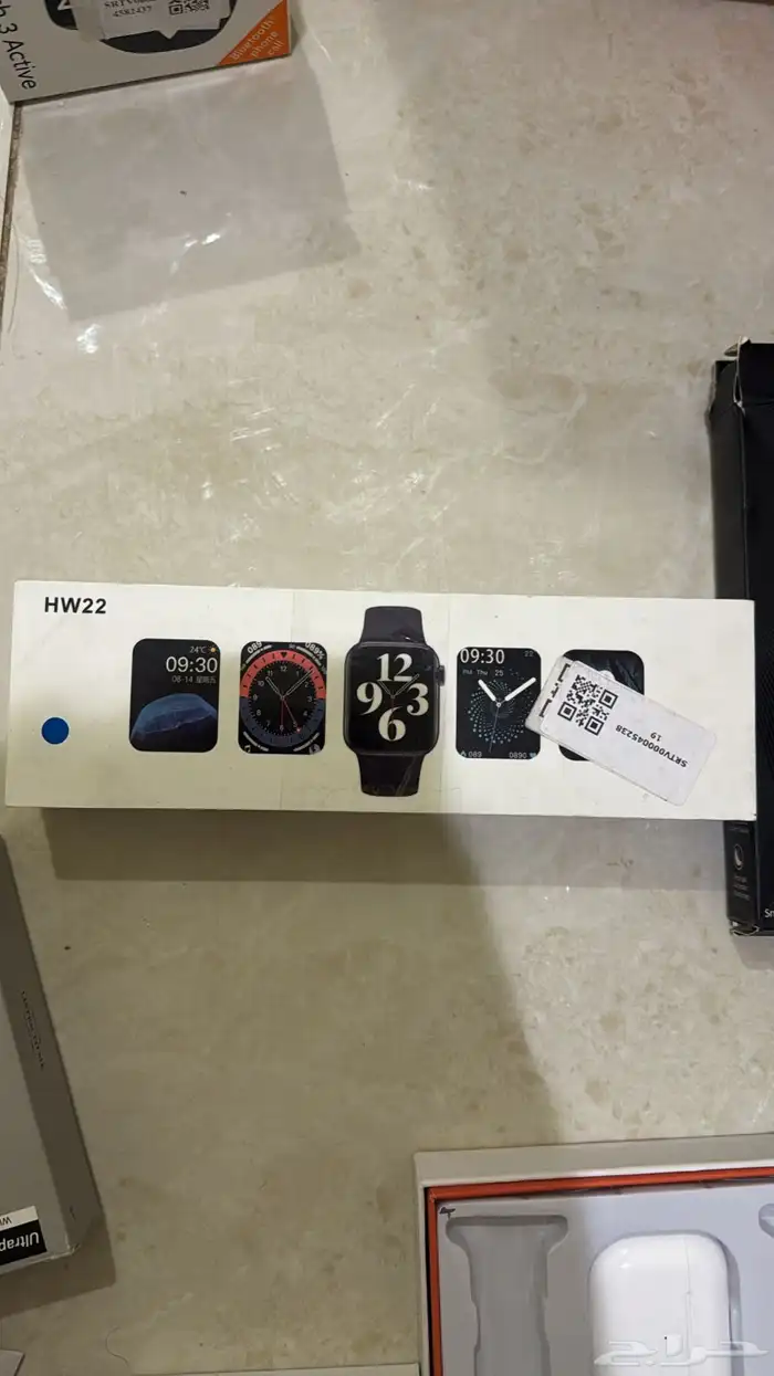 ساعة شبيه ابل وسماعات وساعة هواوي اصليه 12