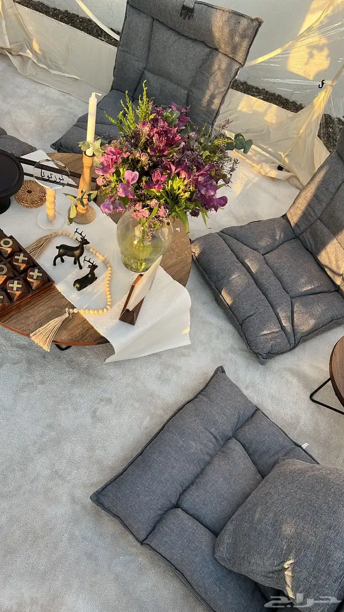 جلسة مع خيمه كامله للبيع 1