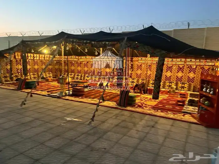 تاجير خيام بيوت شعر صيوانات خيام اروبيه جلسات 5