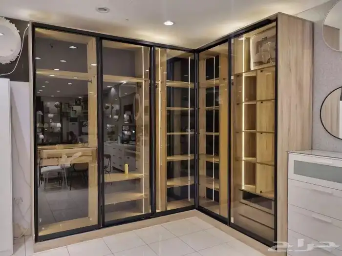 دواليب الملابس غرفة النوم خزائن ديكورات طاولات 0