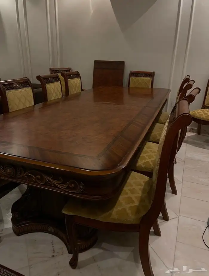 طاوله طعام مع دولاب صحون 1