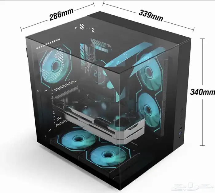 قطع بيسي كيس مع 1660ti 0