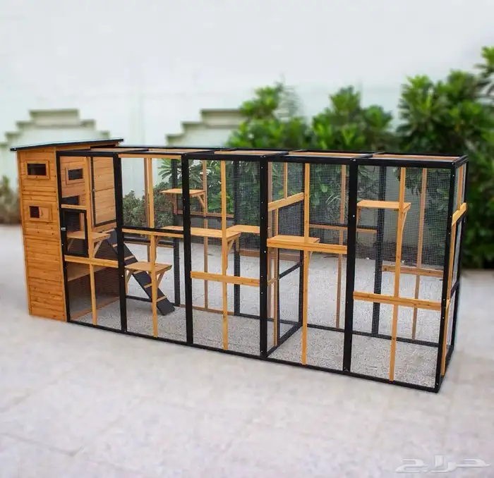 قفص للطيور والقطط مركب من أسبوعين فقط للبيع 1