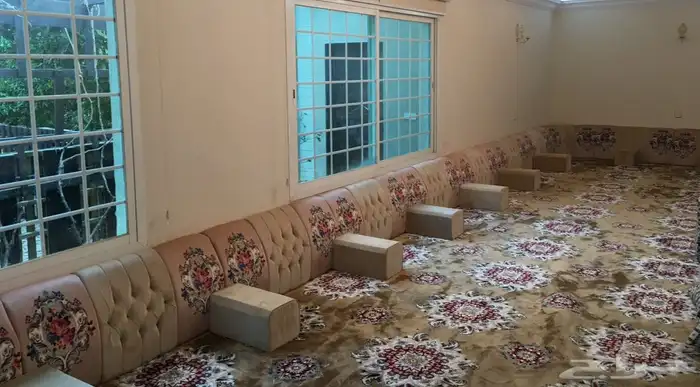 مساند ظهر خشب وموكيت لون مميز 2