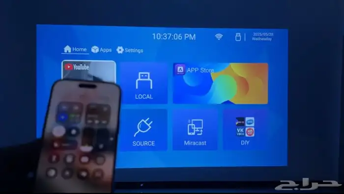 افضل جهاز عرض بروجيكتور Everycom YG710W 6