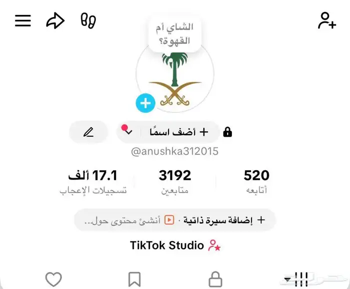 حسابات تيك توك 0