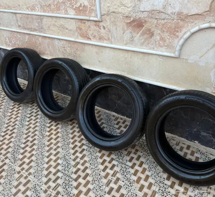 كفرات هنكوك مقاس 215 55 17 تاريخ 24 طقم مقاس17 14