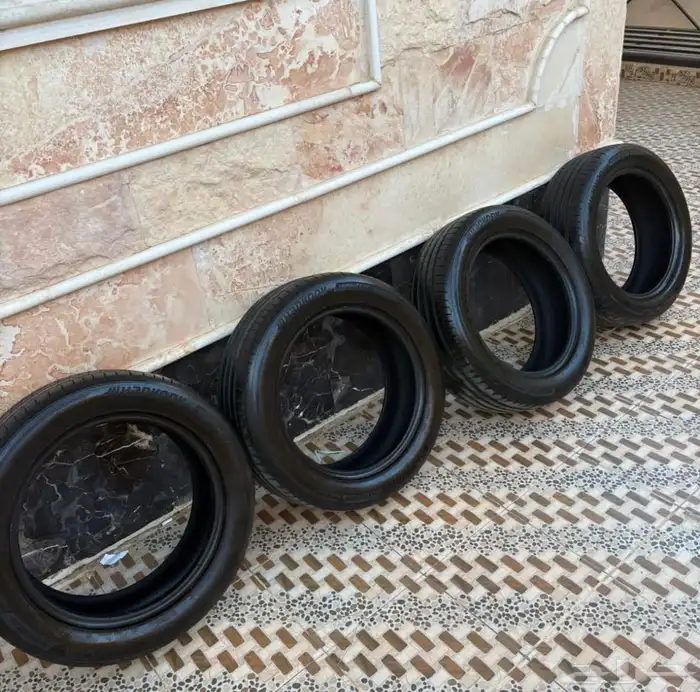 كفرات هنكوك مقاس 215 55 17 تاريخ 24 طقم مقاس17 12