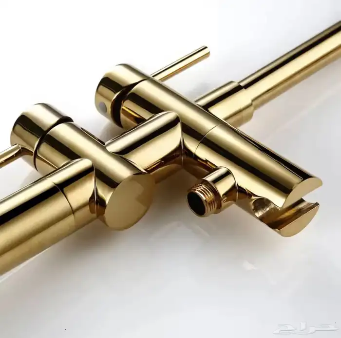 خلاط بانيو أرضي ( ذهبي لامع ) 1