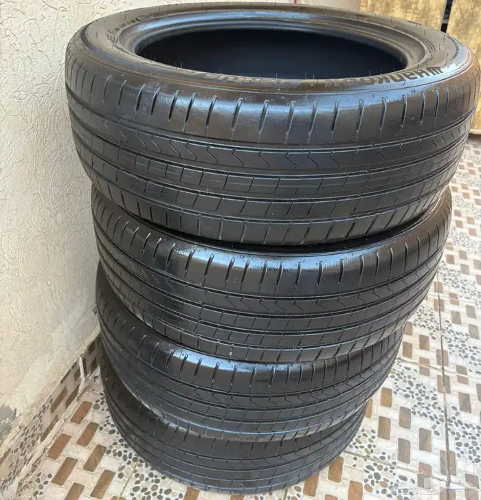 كفرات هنكوك مقاس 215 55 17 تاريخ 24 طقم مقاس17 3