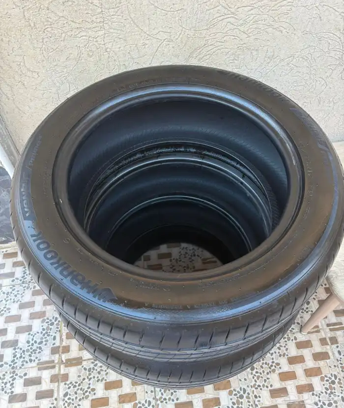 كفرات هنكوك مقاس 215 55 17 تاريخ 24 طقم مقاس17 1