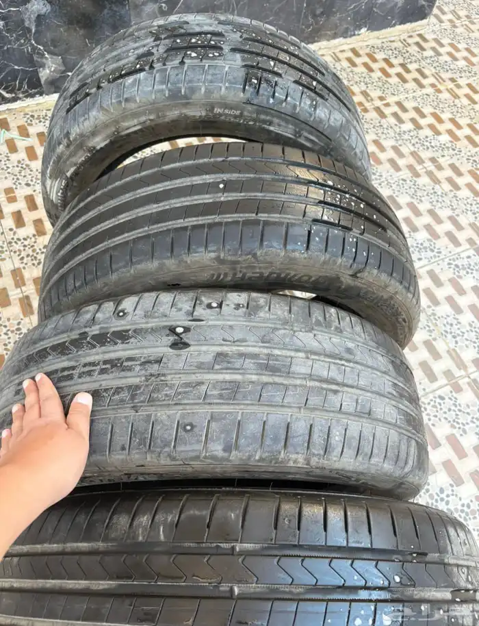 كفرات هنكوك مقاس 215 55 17 تاريخ 24 طقم مقاس17 26