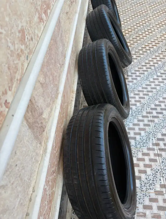 كفرات هنكوك مقاس 215 55 17 تاريخ 24 طقم مقاس17 13