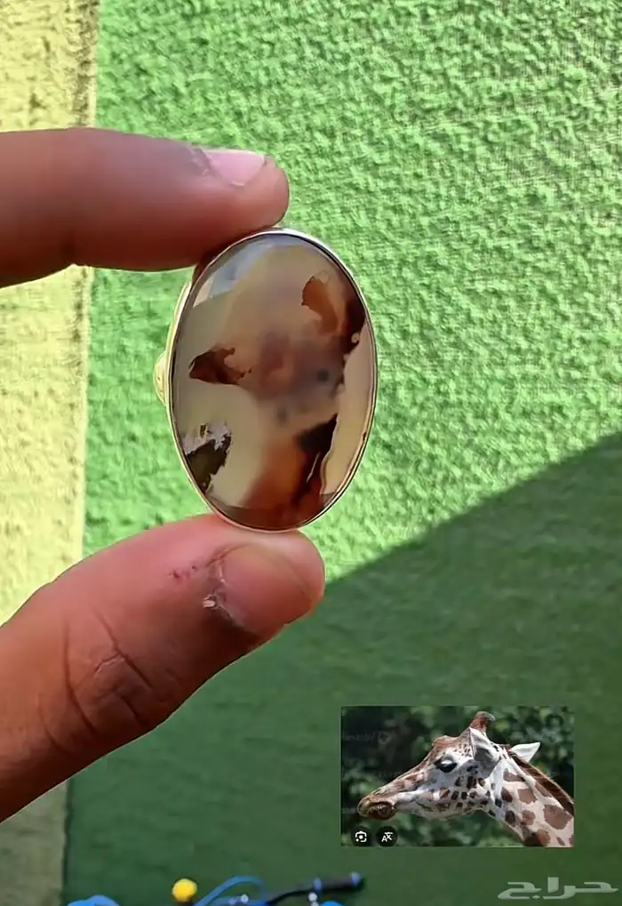 عقيق يماني مصور طبيعي 0