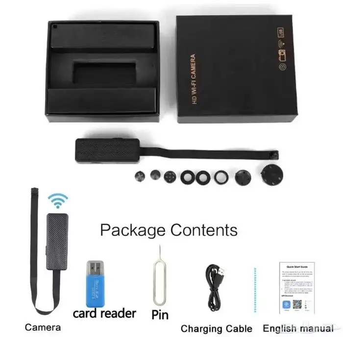 اصغر كاميرا بحجز الزر عن بعد وضوح عالي 2