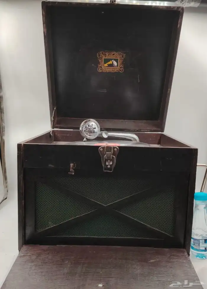 جرامافون حجم كبير هز ماستر انجليزي نادر ومتحفي 5