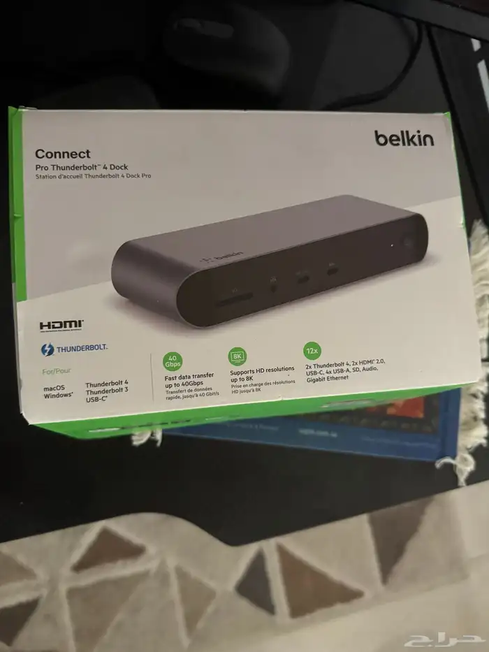 بيلكن ثندر بولت 4 دوك كور محطة متعددة المنافذ 0