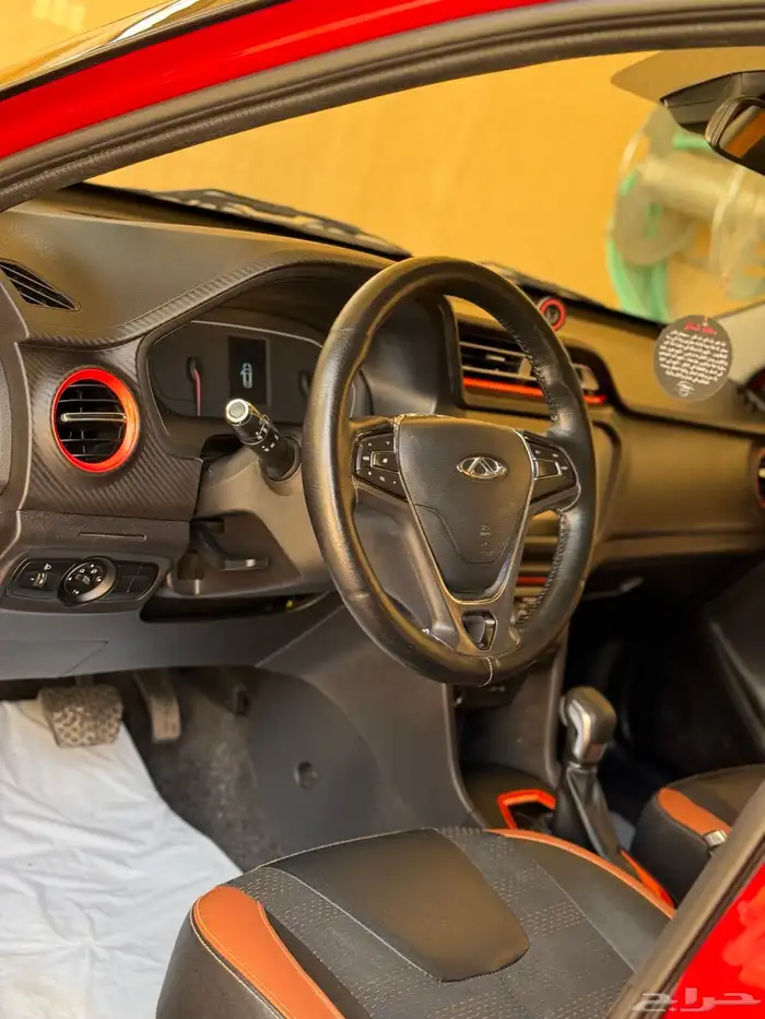 شيري تيجو 2 المديل 2022 وارد اليمني اللون الأحمر بدي وكالة 25