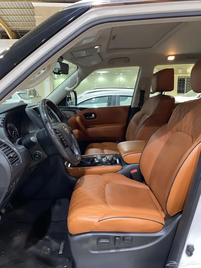 للبيع نيسان باترول 2021 بلاتينيوم فل كامل سعودي عداد 55 الف 11