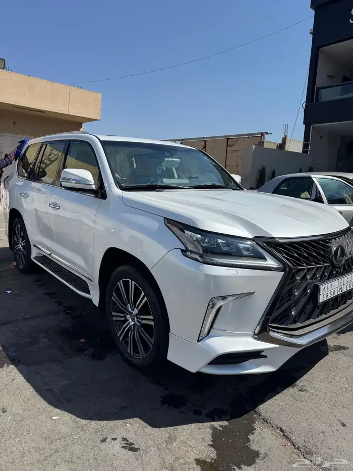 لكزس 2019 ابيض قمة في النظافة 2