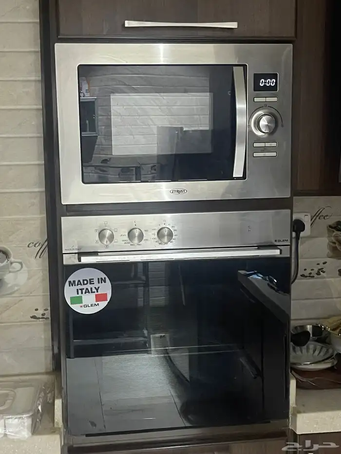 دولاب مطبخ متكامل مع فرن ومكرويف وقز سطحي 0