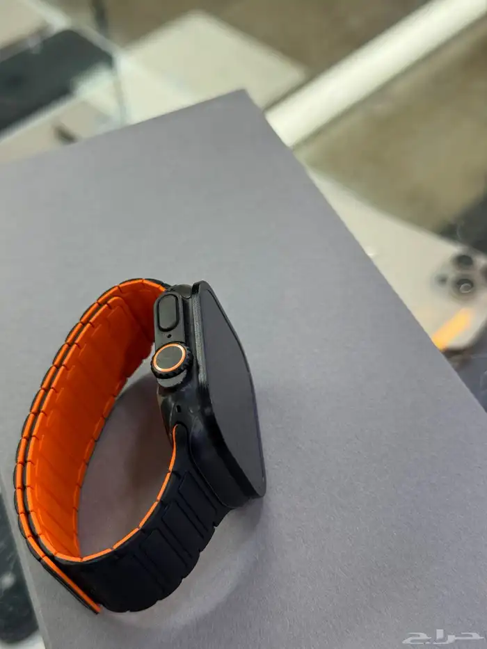 ساعه الترا 2 اللون الأسود. 0