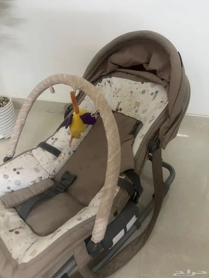 كرسي أطفال هزاز بثلاث حركات جلوس تام وجلوس وفيه ميله 3