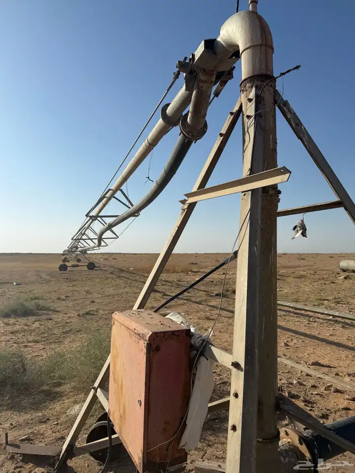 معدات زراعية رشاش محوري وطرمبة ماء 12