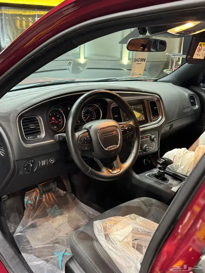 دودج تشارجر عنابي 2018 وكالة شد بلد 12