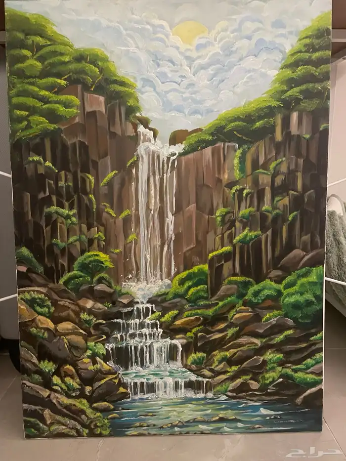 لوحة زيتية مرسومة باليد 0