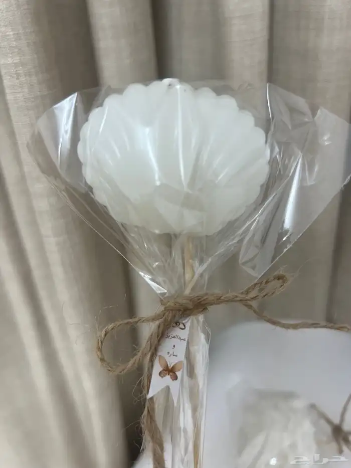 شموع توزيعات مع الثيم حسب الطلب 39