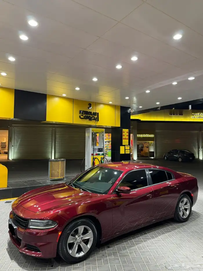 دودج تشارجر عنابي 2018 وكالة شد بلد 10