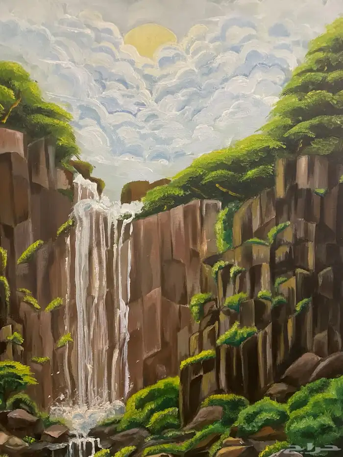 لوحة زيتية مرسومة باليد 2