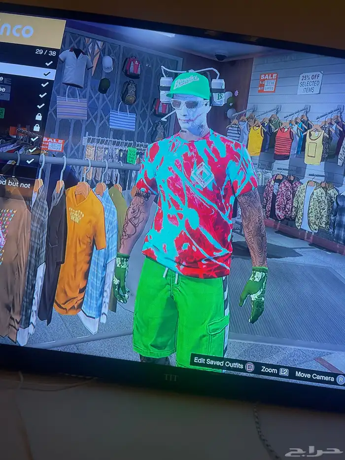 حساب نادر في قراند و افترات سوني ثري 28