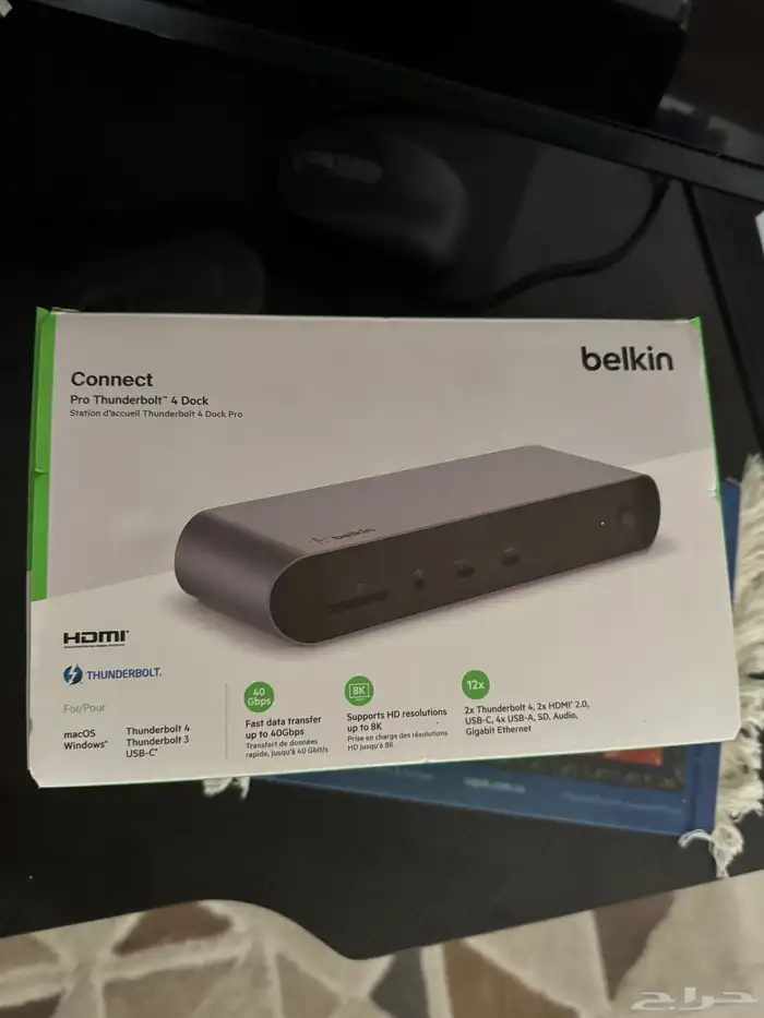 بيلكن ثندر بولت 4 دوك كور محطة متعددة المنافذ 1