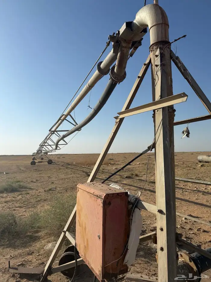 معدات زراعية رشاش محوري وطرمبة ماء 11