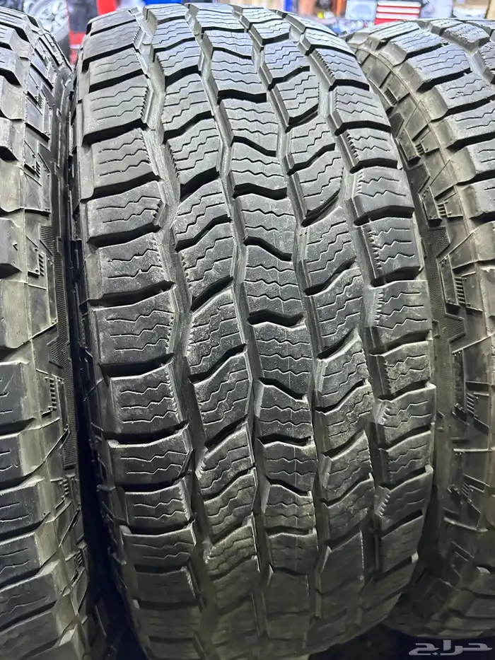 كفرات نص حجري كوبر امريكي مع جنوط برايد 6 مسمار اصلي مقاس17 21