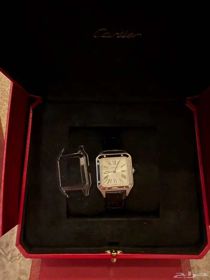 ساعة كارتير اصلية سانتوس دومونت حجم صغير 4