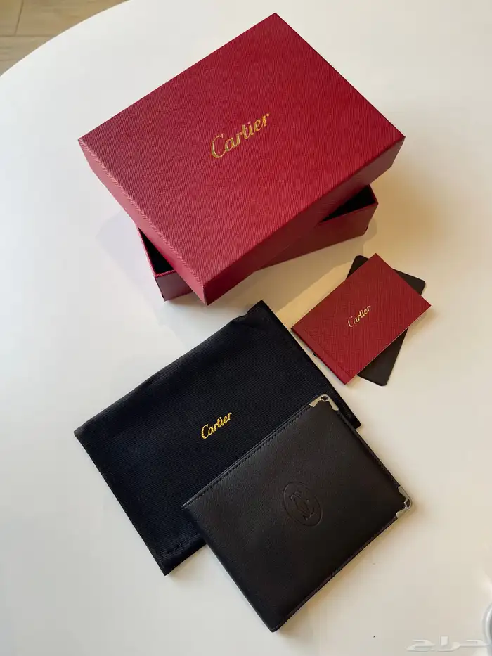 محفظة Cartier رجالية أصلية 0