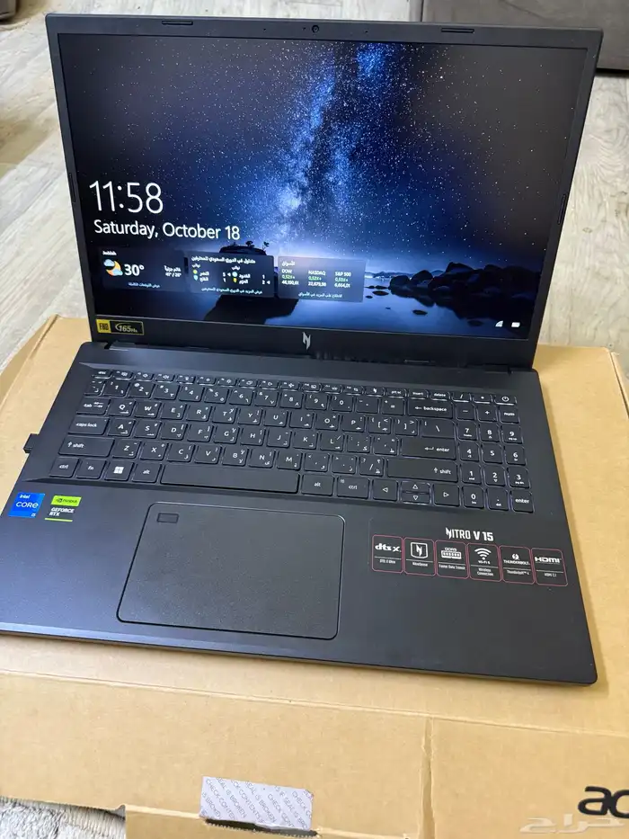 لاب توب acer nitro v15 للبيع 0
