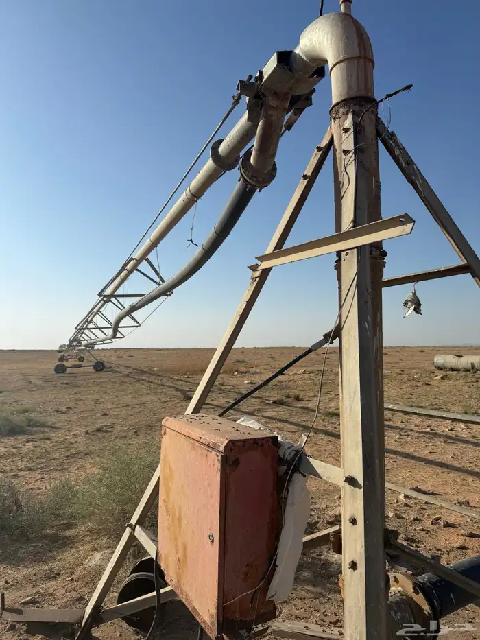 معدات زراعية رشاش محوري وطرمبة ماء 14