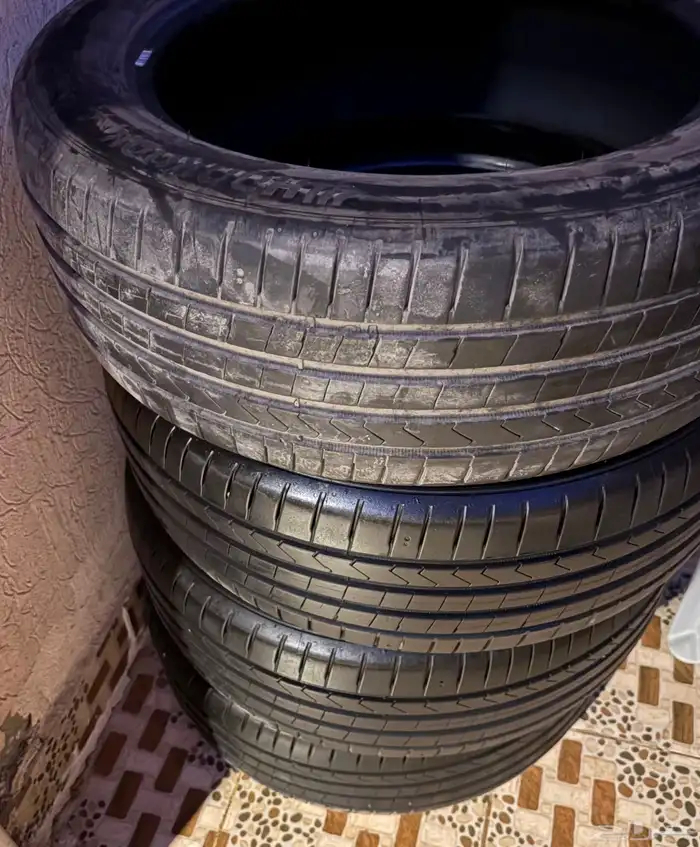 كفرات هنكوك مقاس 215 55 17 تاريخ 24 طقم مقاس17 6