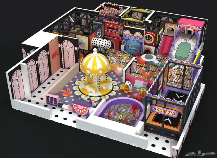 تجهيز حدايق ترفيه وتوريد العاب الملاهي 3