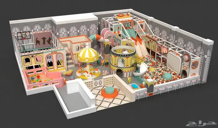 تجهيز حدايق ترفيه وتوريد العاب الملاهي 1