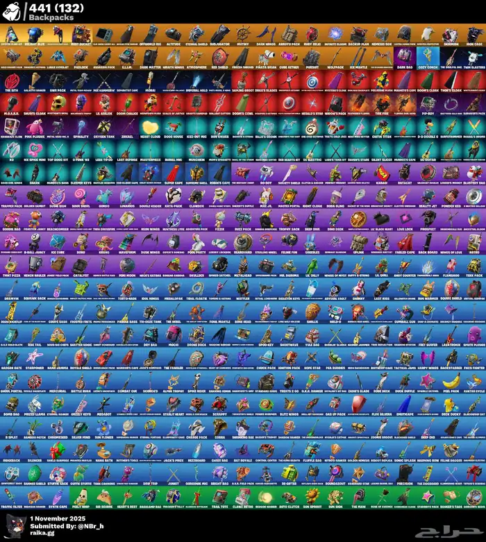 حساب فورت (نادر)  400 سكن وطور الزومبي القديم وكود ايتم CQC 1