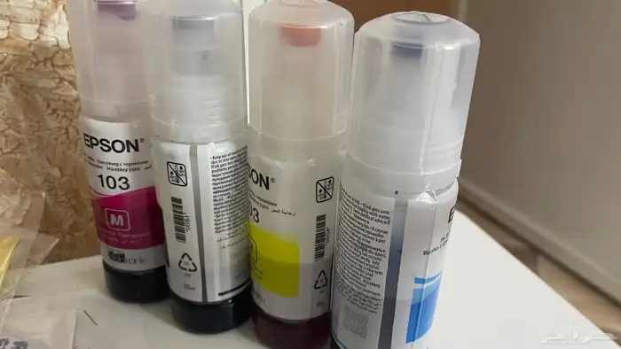 احبار طابعه ايبسون اصليه 5 عبوات (جديدة ومستخدمه ) 2